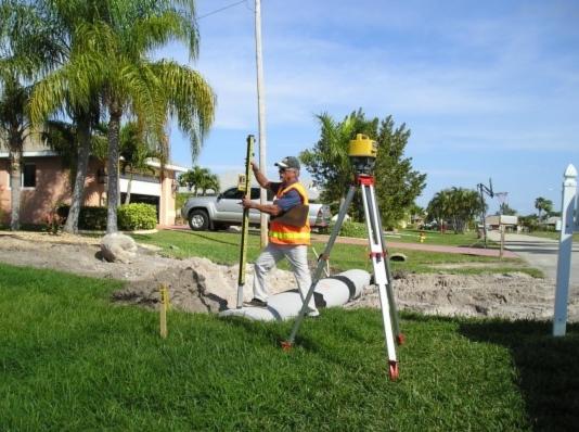 Worker installing Culvert